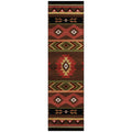 Addison Rugs Sonora Aso33 Brown 2'3" X 7'6" Indoor Outdoor Runner Rug, Easy Clean, Machine Washable, Non Shedding, Bedroom, Living Room, Dining Room, Kitchen, Patio Rug