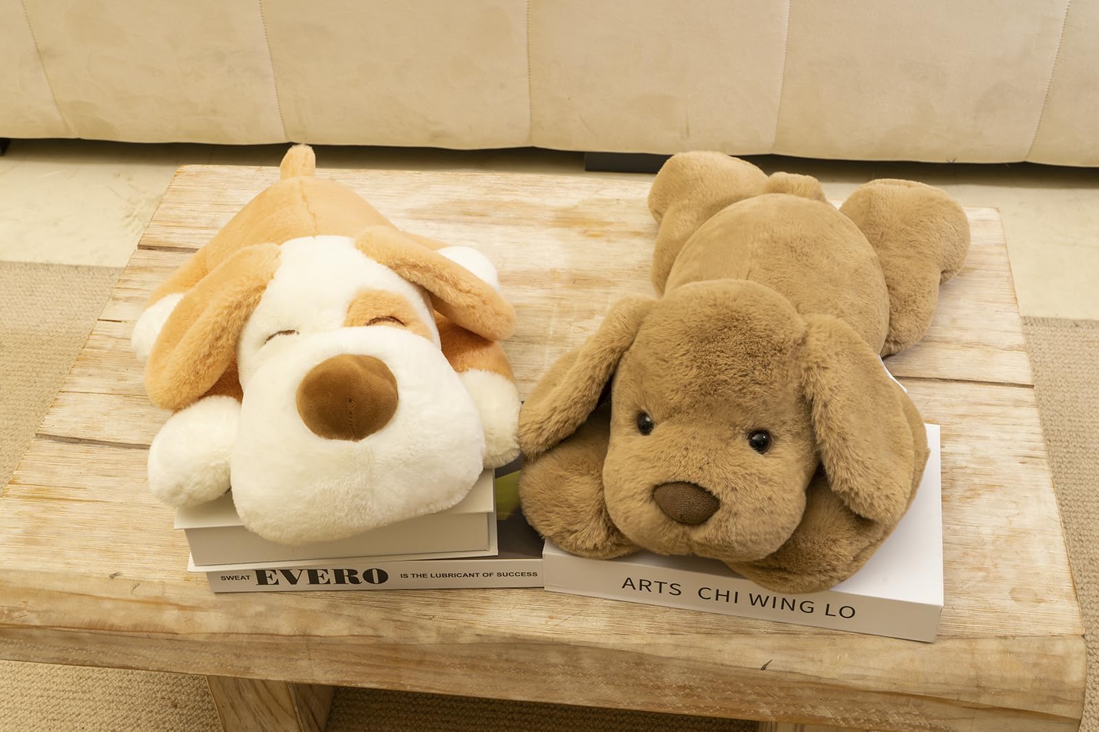 Niuniu Daddy 18' | 3 Pound Weighted Dog Stuffed Animal, Large Stuffed Puppy Plush Animals, Cute Dog Plush Toy Body Pillow, Plus