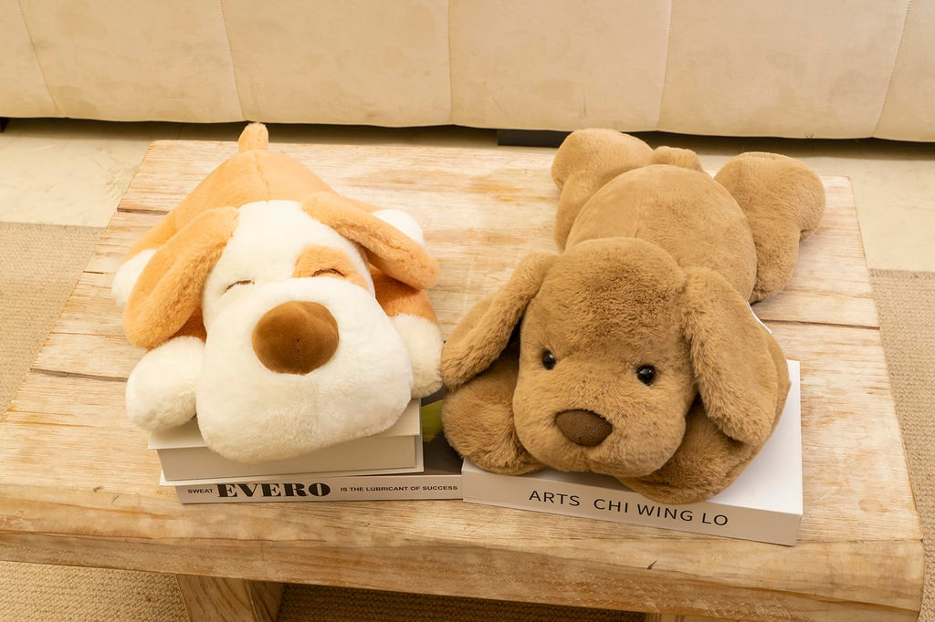 Niuniu Daddy 18' | 3 Pound Weighted Dog Stuffed Animal, Large Stuffed Puppy Plush Animals, Cute Dog Plush Toy Body Pillow, Plus