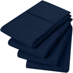 Utopia Bedding Queen Pillow Cases - 4 Pack - Envelope Closure - Soft Brushed Microfiber Fabric - Shrinkage And Fade Resistant Pi