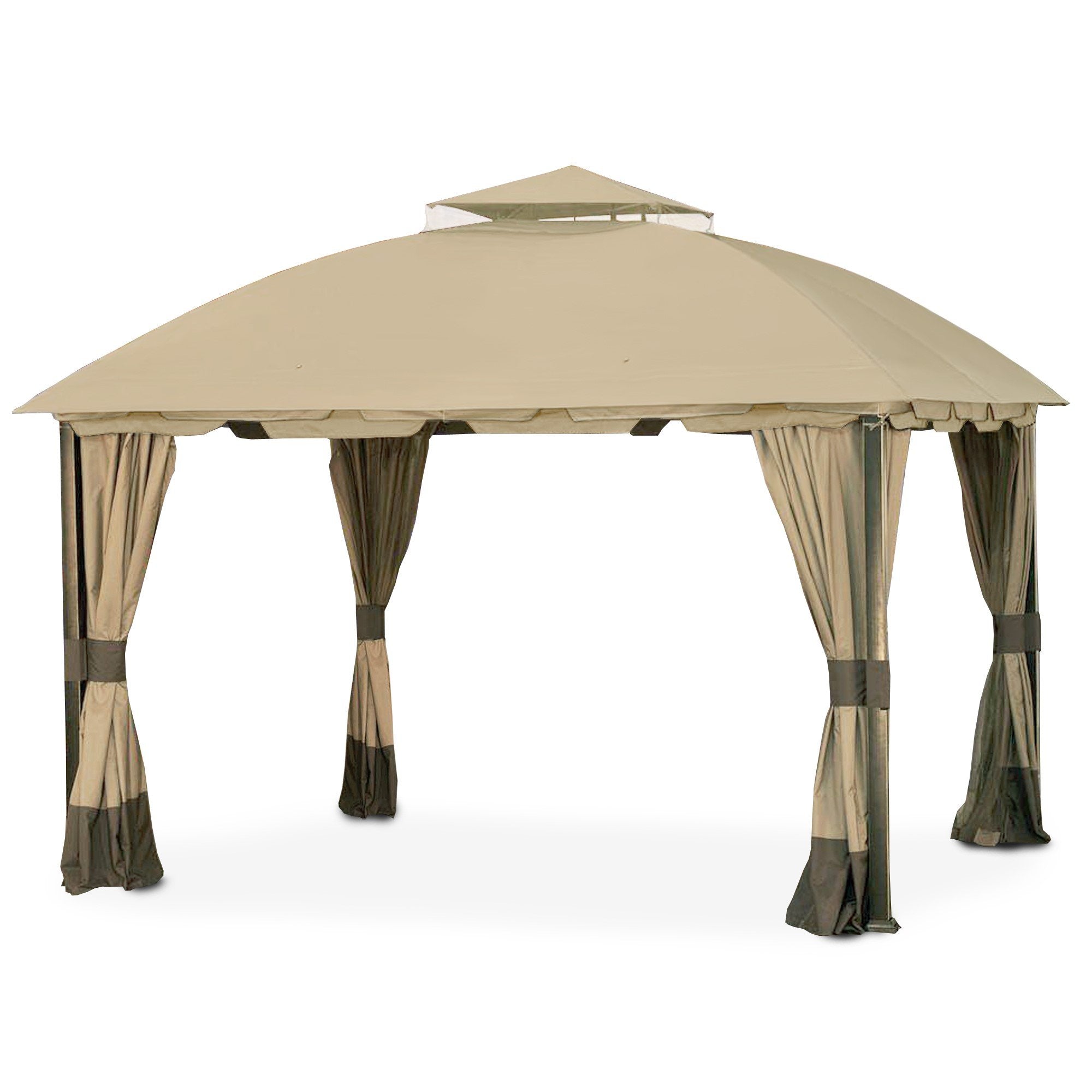 Garden Winds Replacement Canopy For South Hampton Gazebo - Standard 350 - Beige