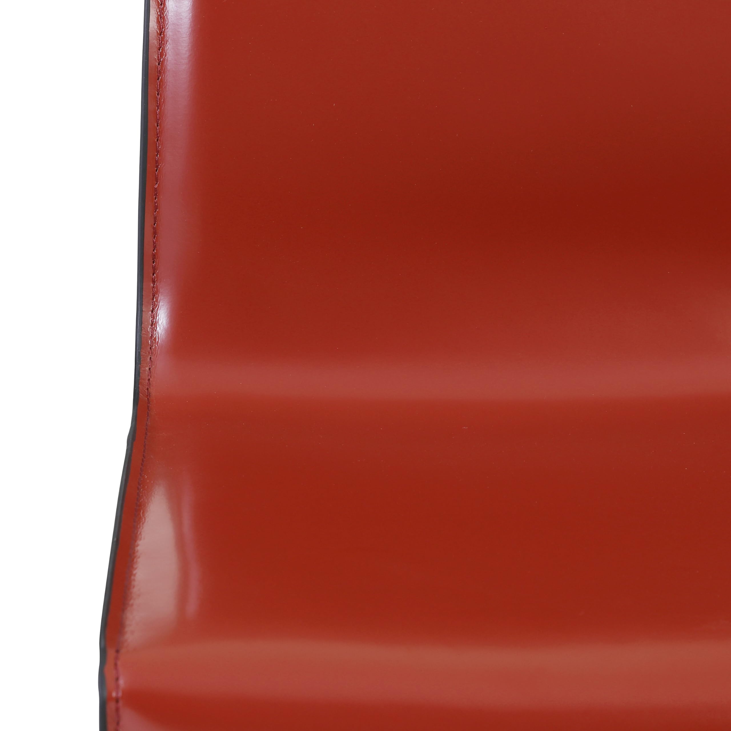 Npd Furniture And More Gervin Recycled Leather, Set Of 2 Bar & Counter Stools, Cordovan