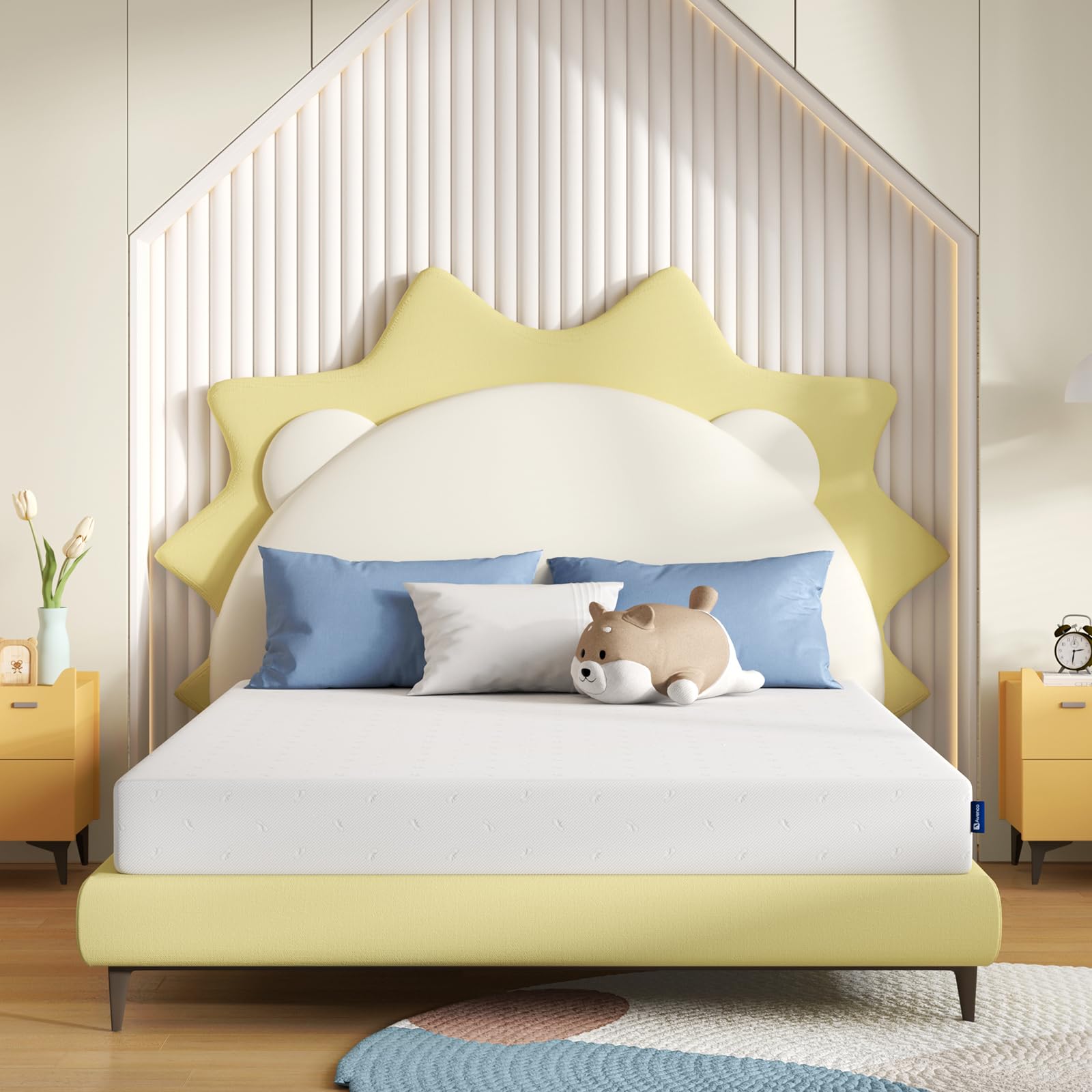 Avenco Queen Size Mattress, 8 Inch Memory Foam Queen Mattress in a Box for Comfort Sleep & Pressure Relief, CertiPUR-US Certifie