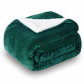Sochow Sherpa Fleece Throw Blanket, Double-Sided Super Soft Luxurious Plush Blanket Throw Size, Green, 50X60 Inches