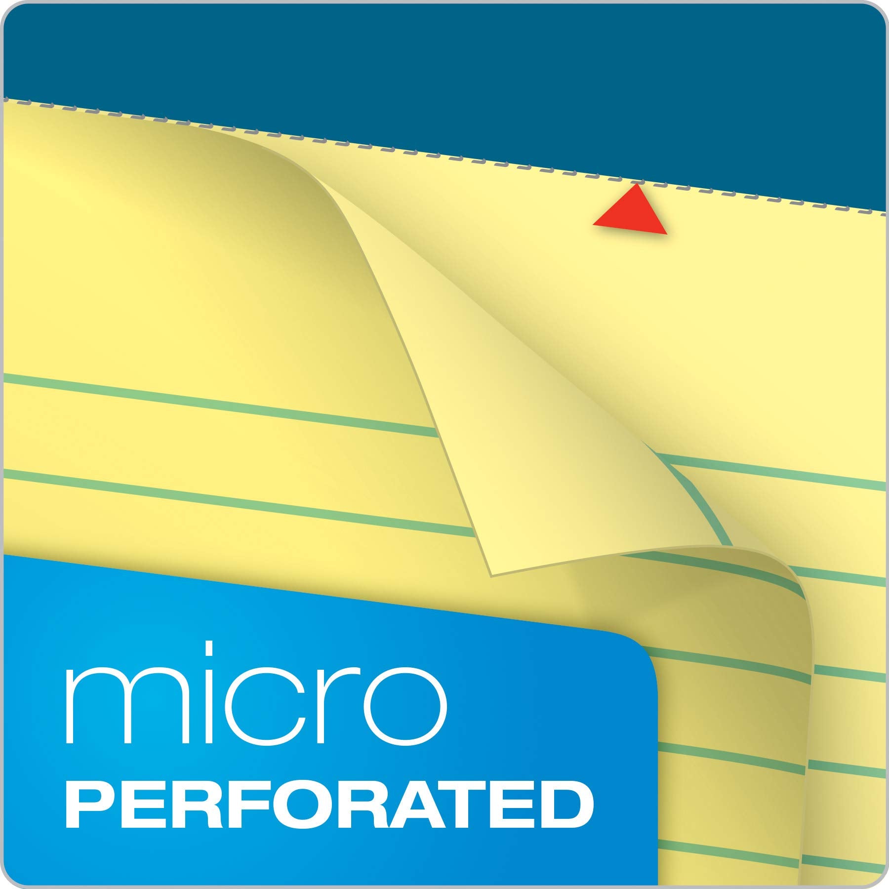 Tops Docket Ruled Perforated Pads Pad,Jr Lgl,5X8,12Pd/Pk,Ca Fel4800901 (Pack Of5)