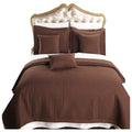 Royal Hotel Bedding Checkered Style Soft And Plush Coverlet, 3Pc Set Stitched Filled Bedspread, Extra Soft Bed Cover, Checkered