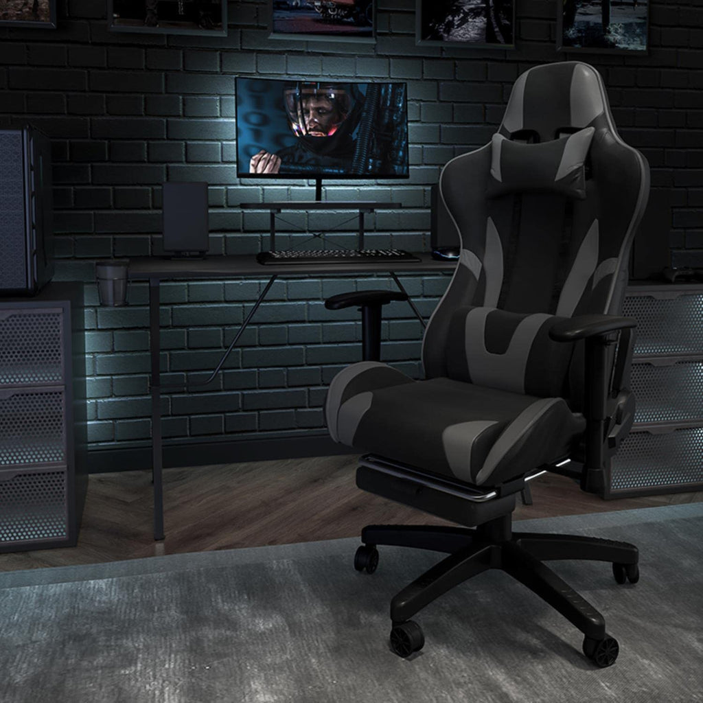 Flash Furniture Racing Chairs, Gray