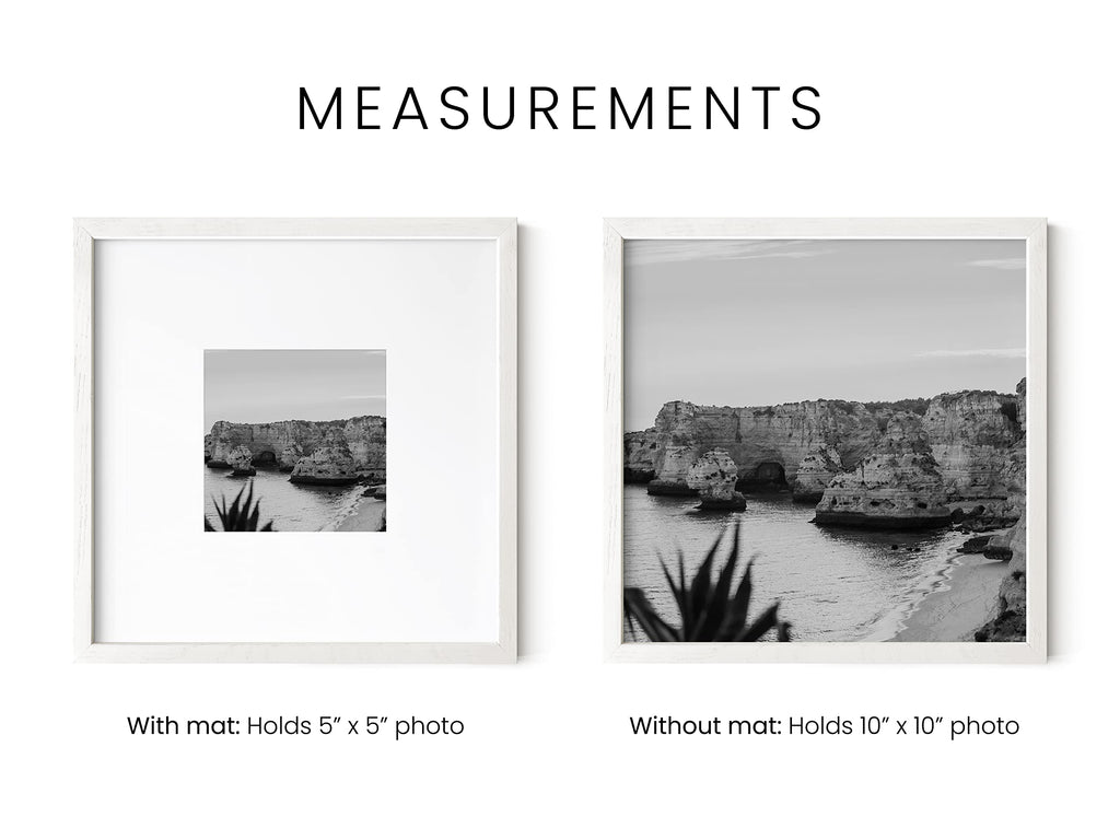 Haus And Hues Square Picture Frames 10 X 10 Set Of 25 - Photo Gallery Wall Frame Set, Wood 10X10 Frames, 10 X 10 Frames Gallery