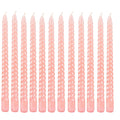 Kemladio 8 pcs10 inch Pink Taper Candles, Burning Unscented Tapered Candles 8 hrs, Long Candle Sticks,Dinner Candle,Tall Candle 