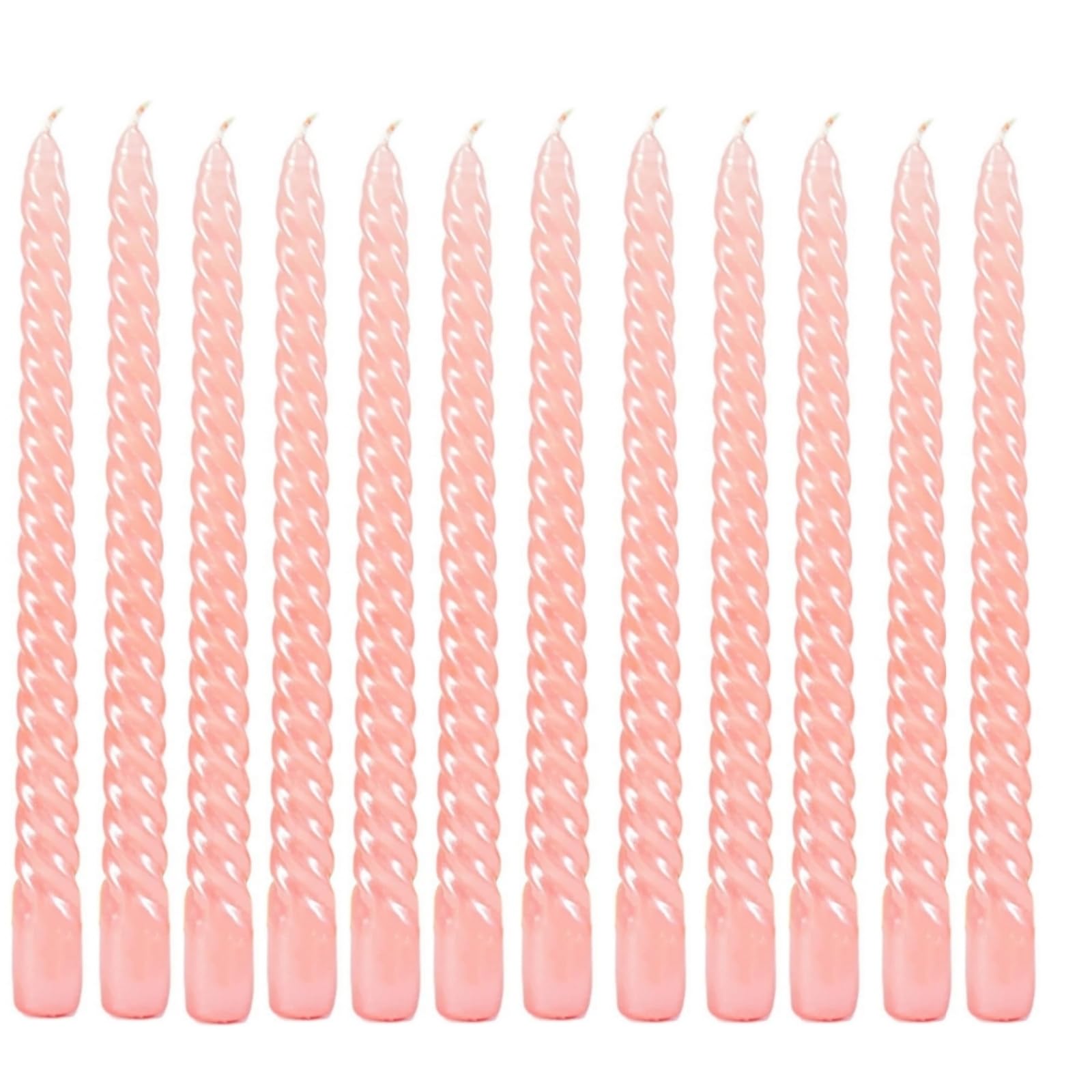 Kemladio 8 pcs10 inch Pink Taper Candles, Burning Unscented Tapered Candles 8 hrs, Long Candle Sticks,Dinner Candle,Tall Candle 