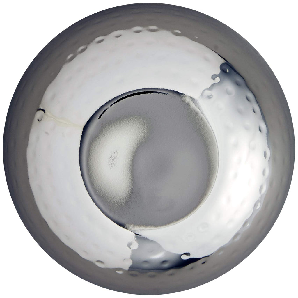 Elegance Hammered 6-Inch Stainless Steel Bowl, 6'' X 6'' X 3'',24 Ounces,Silver