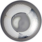 Elegance Hammered 6-Inch Stainless Steel Bowl, 6'' X 6'' X 3'',24 Ounces,Silver