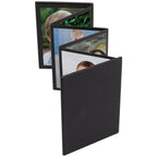 Neil Enterprises Inc. 2.5'' X 3.5'' Black Mini Accordion Self-Stick Photo Album