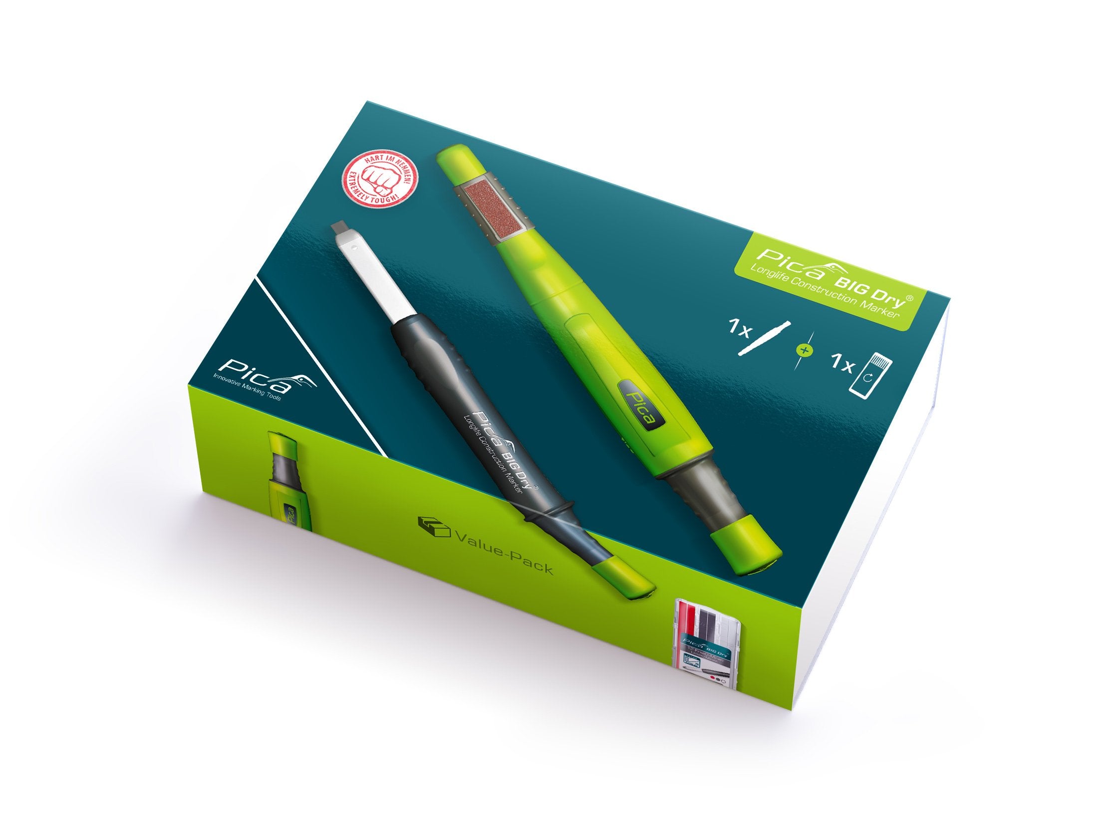 Pica 6095 Big Dry Longlife Mechanical Carpenter'S Pencil Set