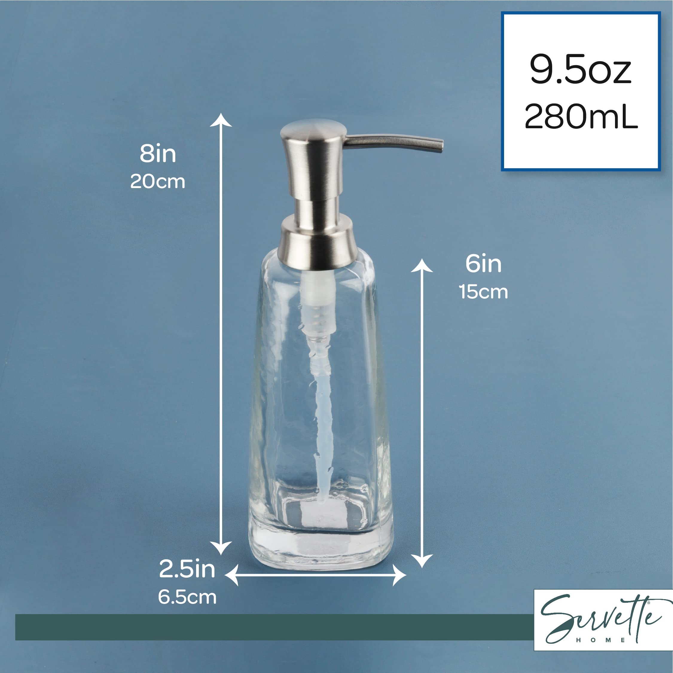 Hand Soap Pump For Home, Bathroom And Kitchen D  Cor - Irridecent Soap Dispenser