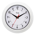 Equity by La Crosse White 8 Inch Basics Quartz Analog Clock