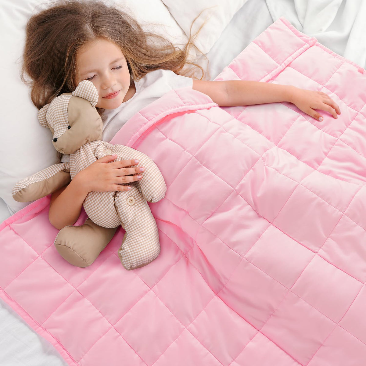 Kivik Weighted Blanket 3 Lbs, Small Weighted Blanket 3 Pounds, Mini Heavy Blanket Thorw, Breathable Cooling & Warm Blankets, Mac