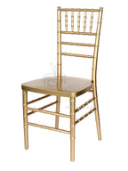 Commercial Seating Products European Gold Wood Dining Chairs, 1-Pack