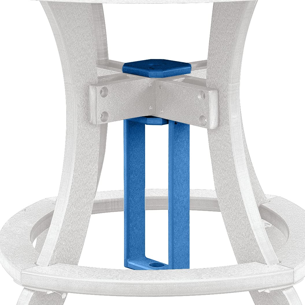 American Furniture Classics Counter Height Dining Table, Blue & White