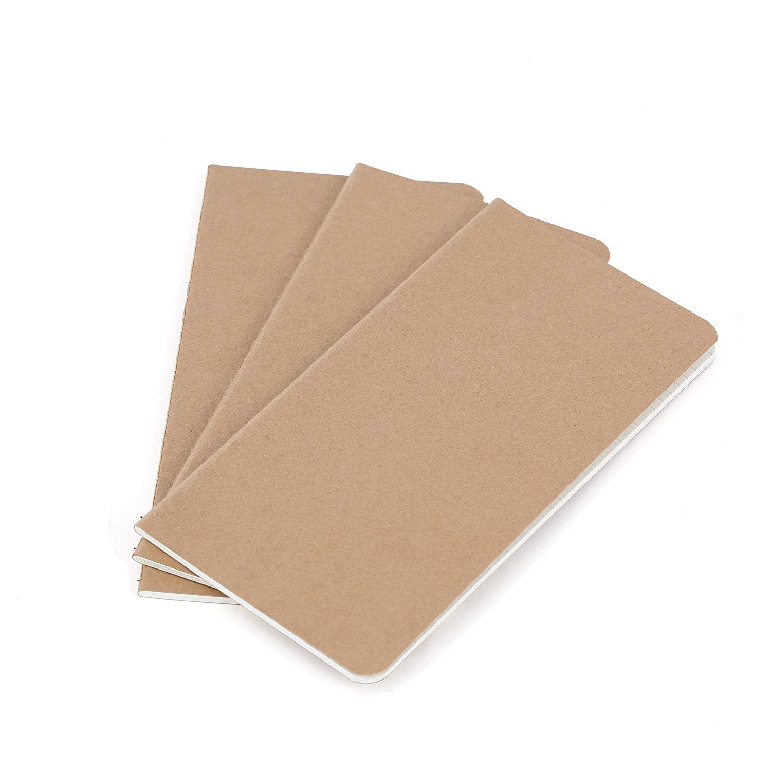 Wanderings Traveler'S Journal Refill Inserts - 8.25 X 4.25 Inch (21Cm X 11Cm) - Dot Dotted Paper - Set Of 3 - Journal Refills Fo
