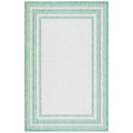 Safavieh Courtyard Collection Accent Rug - 2' X 3'7', Ivory & Green, Non-Shedding & Easy Care, Indoor/Outdoor & Washable-Ideal