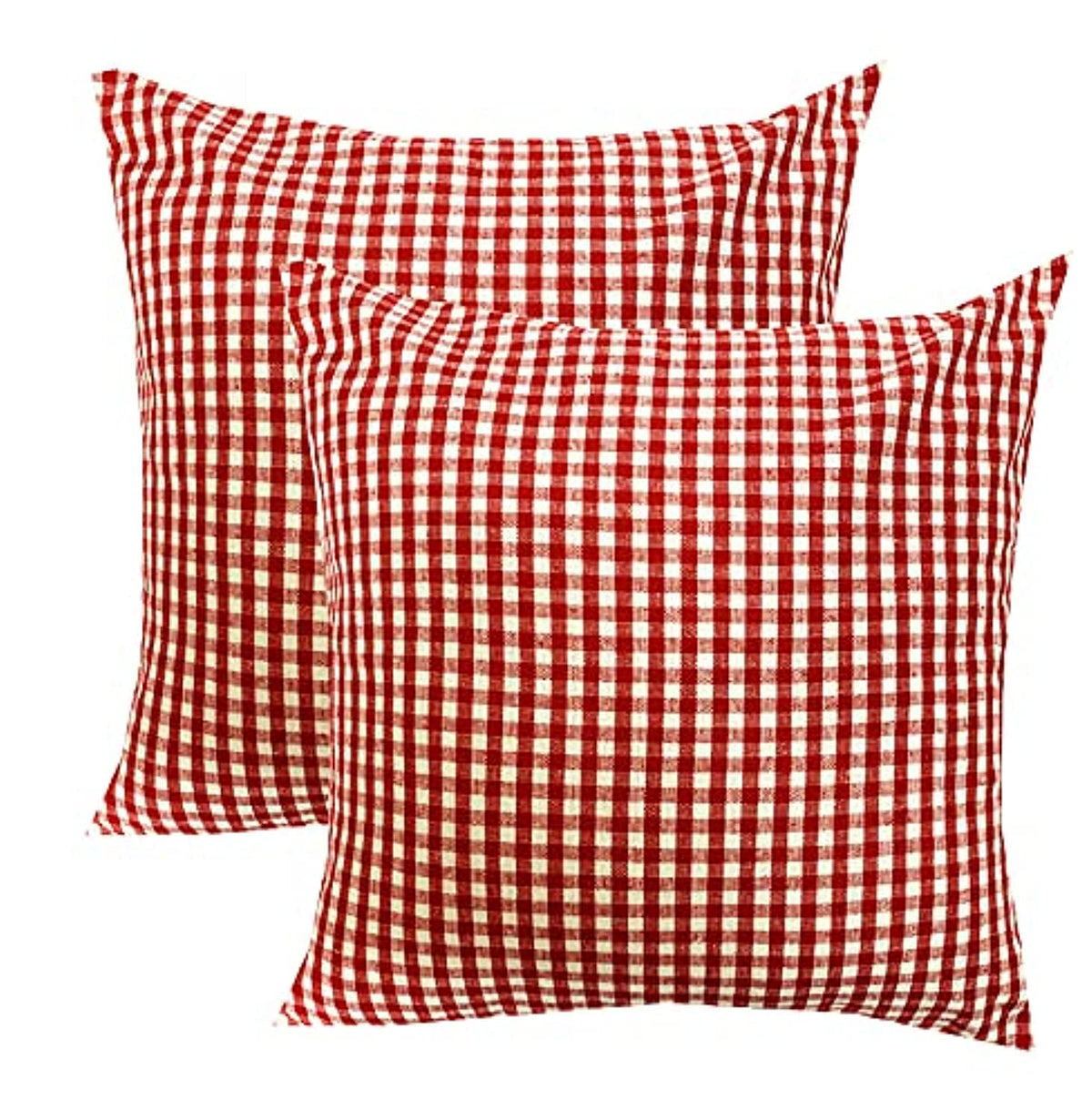 Pink Parrot Cotton Single Colour Printed Throw Pillow Covers/Cushion Covers (18X18Inches)  Set Of 2 Pcs Code0224