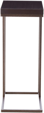 Monarch Specialties , Accent Table, Bronze Metal, Cappuccino