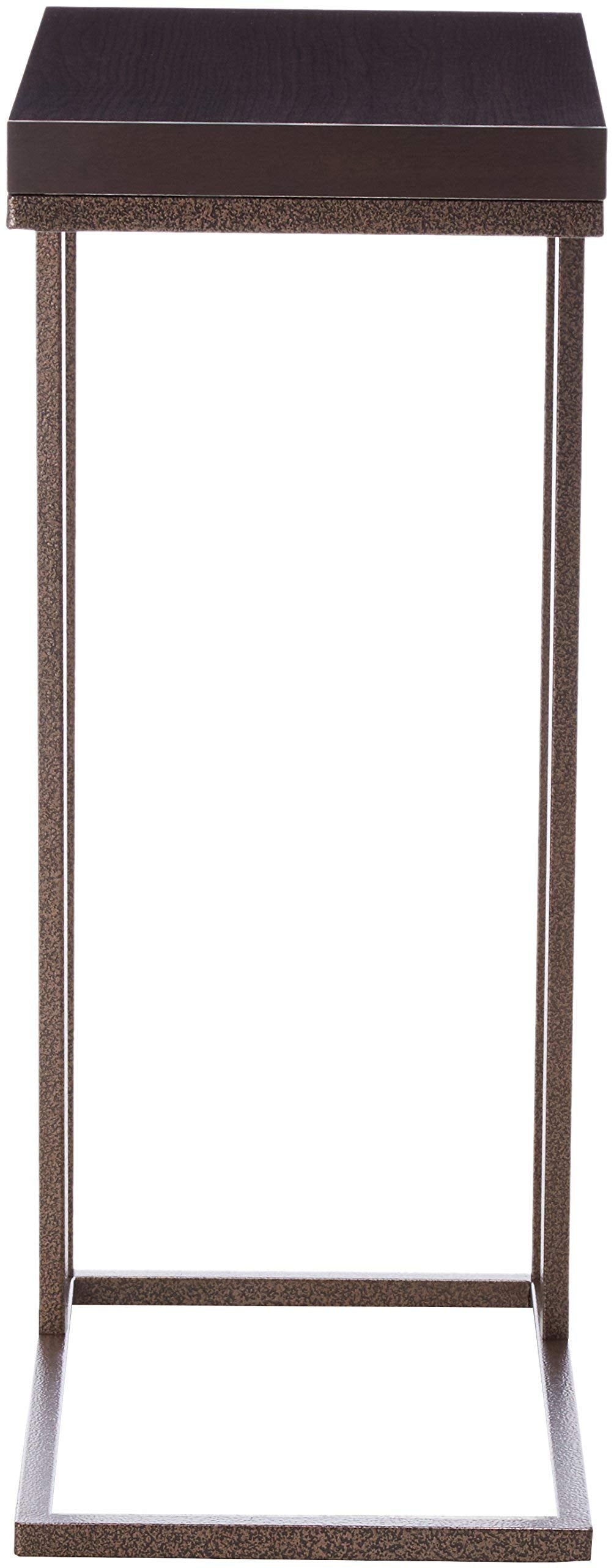 Monarch Specialties , Accent Table, Bronze Metal, Cappuccino