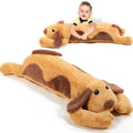 Queekay Dog Body Pillow Dog Stuffed Animals Plush Long Body Pillow For Dogs Large Sleeping Hugging Dog Pillow Birthday Valentine