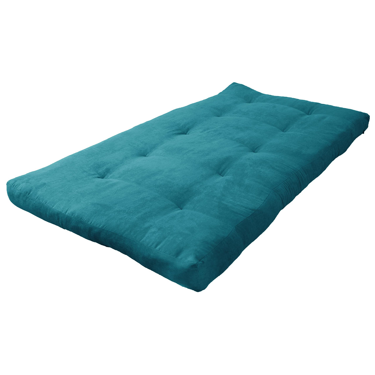 Blazing Needles Vitality 6&quot; Microsuede Futon Mattress, Twin, Aqua Blue