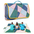 Dancoom Picnic Blanket, Foldable Waterproof Sand Mat,80' X 80' Extra Large Picnic Blanket,Outdoor Mat Beach Blanket For Campin