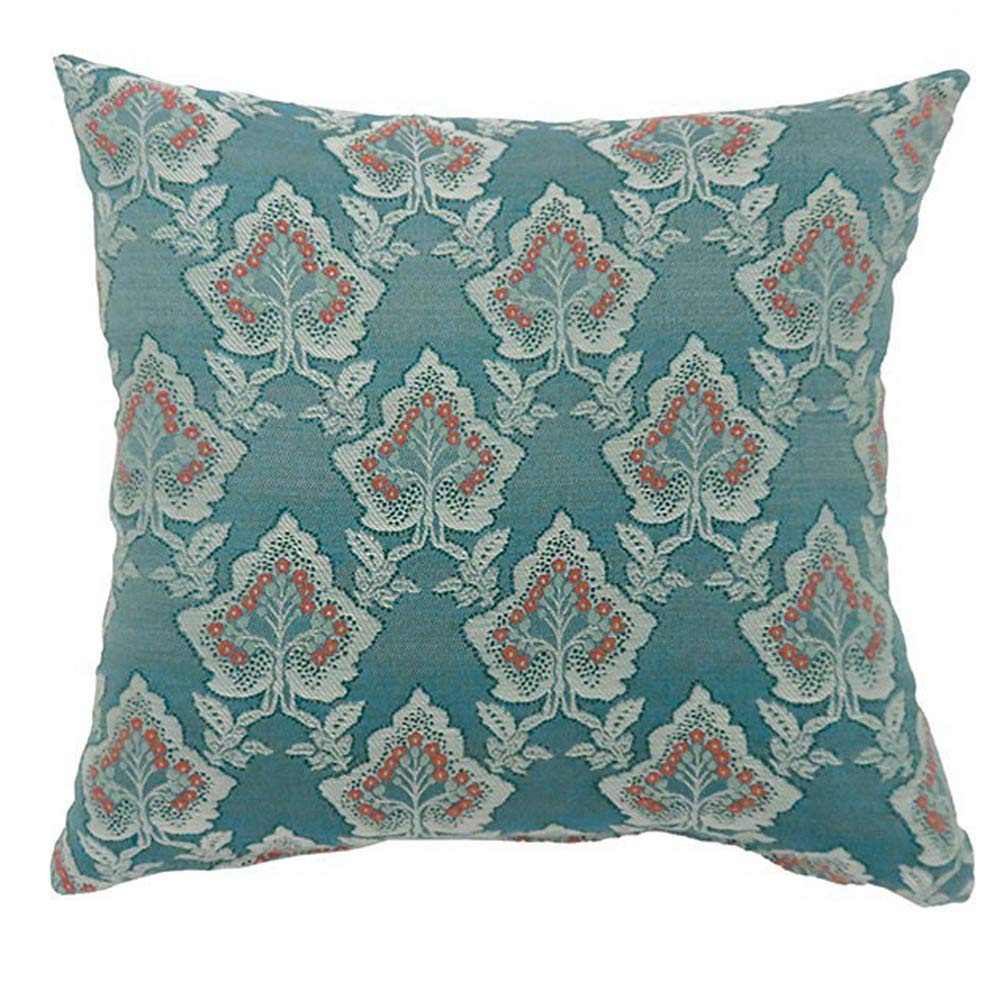 Benjara Lulu Contemporary Big Pillows With Fabric, Set Of 2, Multi Color
