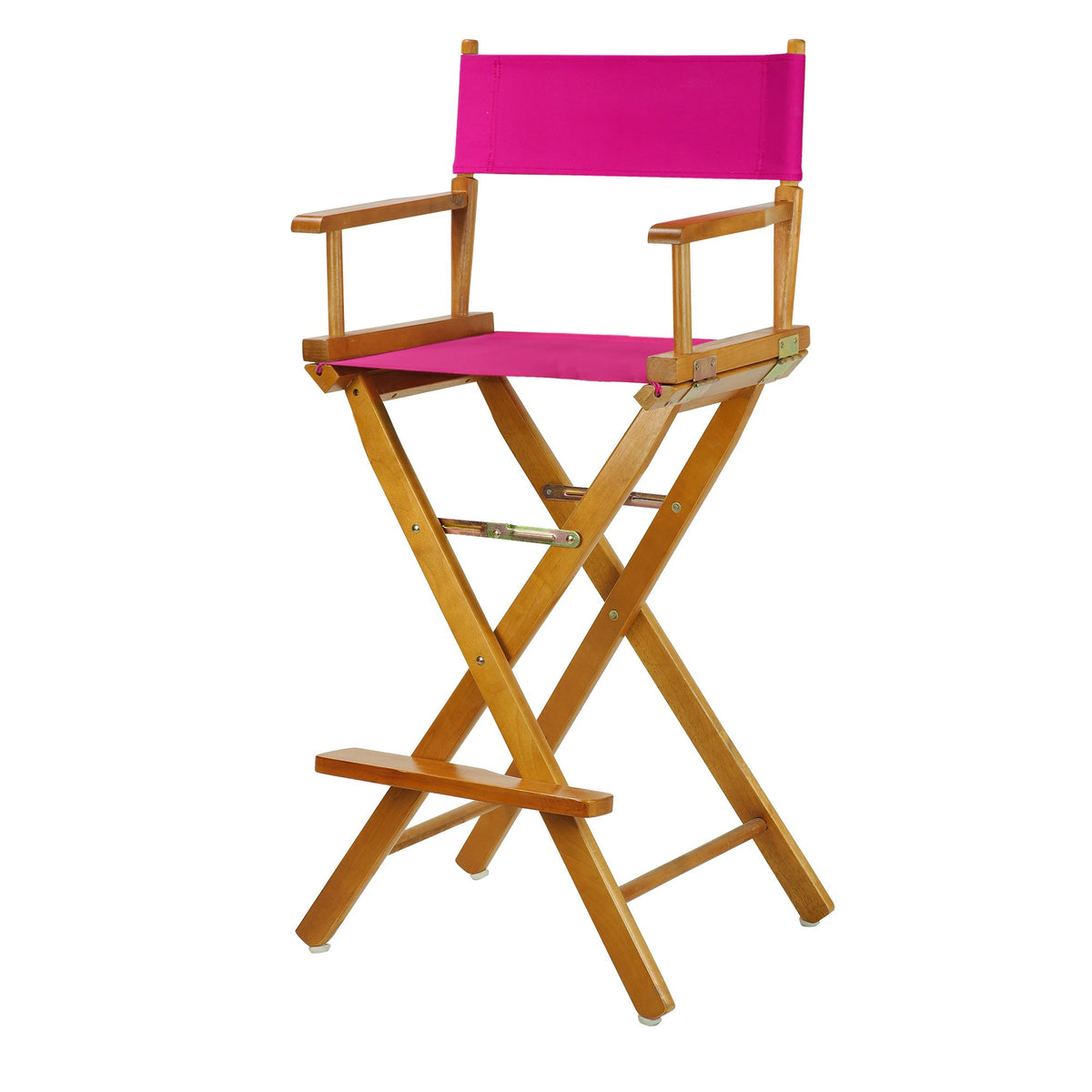 Casual Home 230-05/021-30 Director Chair 30&quot; - Bar Height Honey Oakframe/Magenta Canvas