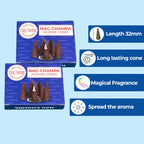 Nag Champa Incense Cones - Total 20 Cone Incense - Dual Pack Of 10 Insence Cones - Incense Cones Scented - Cone Incense Scents -