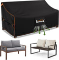Rimwig Outdoor Sofa Covers Waterproof 2-Seater outdoor couch cover 420D Heavy Duty outside Patio loveseat Cover 54Wx38Dx35H inch