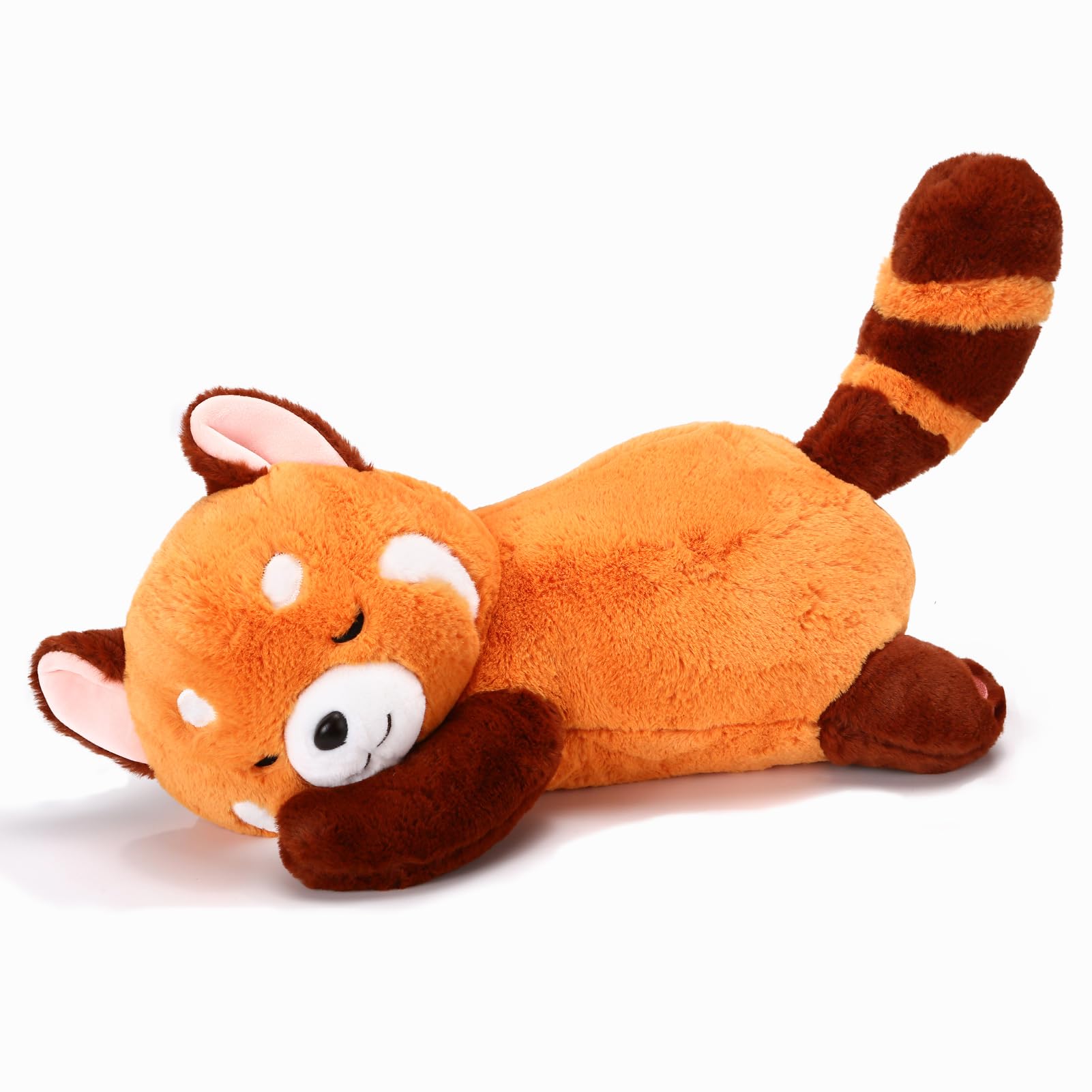 Big Red Panda Stuffed Animal Pillow Cute Red Panda Plush Toy Panda Plushie Gift For Girlfriend Kids Birthday 19.7' Red Panda Pi