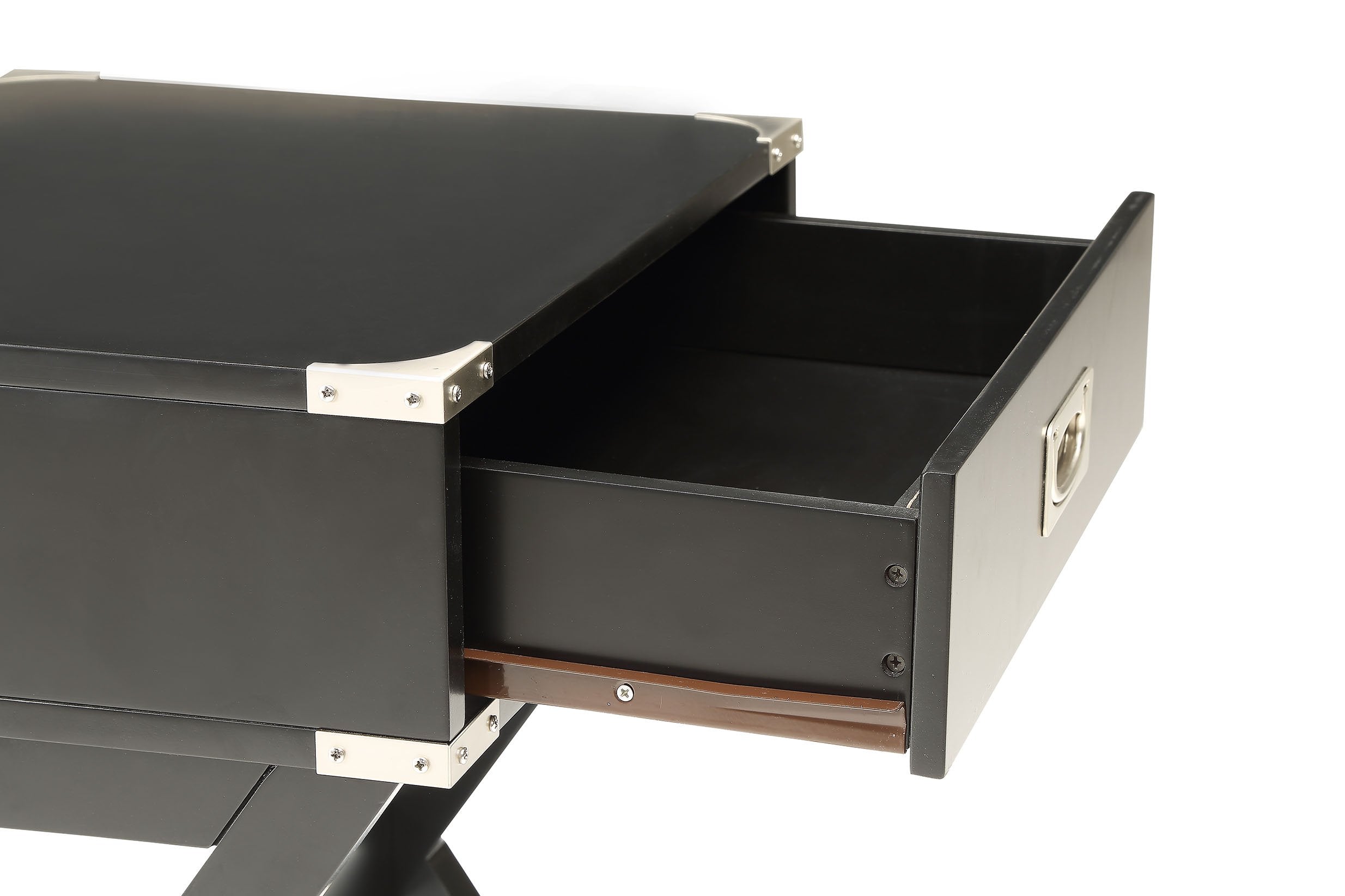 Acme Babs Wood Square End Table In Black