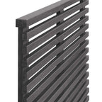 Modway Render Mid-Century Modern Wall-Mount Twin Headboard in Charcoal