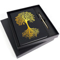 Veway Tree Of Life Journal And Pen Gift Set - Vegan Leather Journal With Pen - Professional Diary For Women Or Men - A5 Hardcove