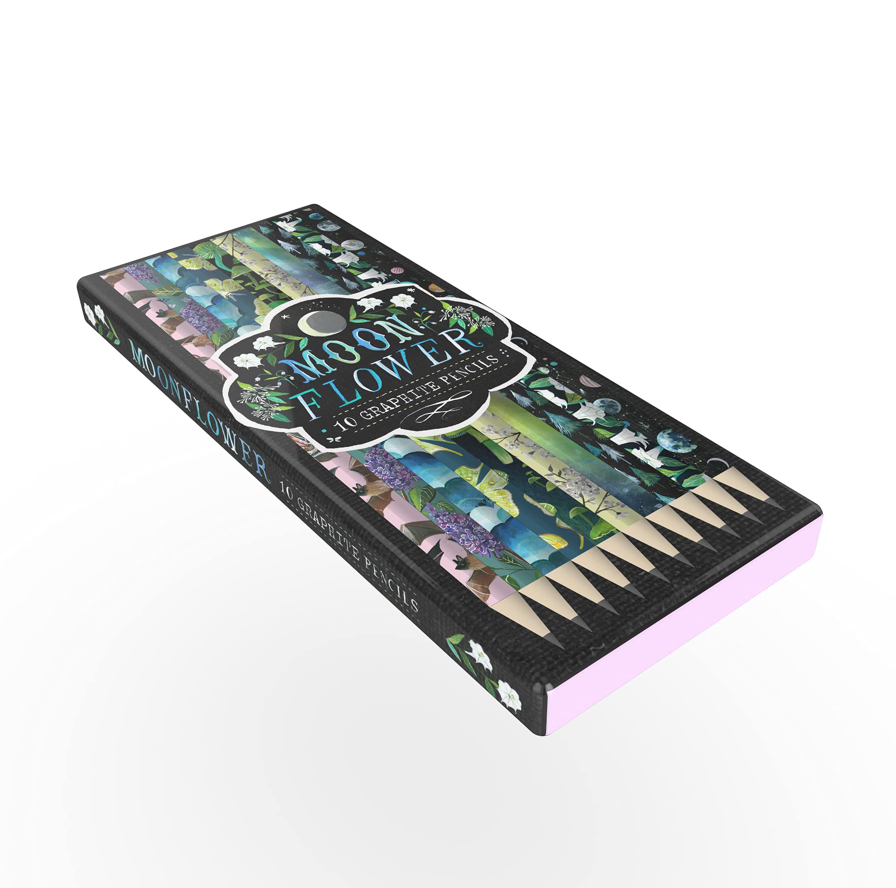 Moonflower: 10 Graphite Pencils