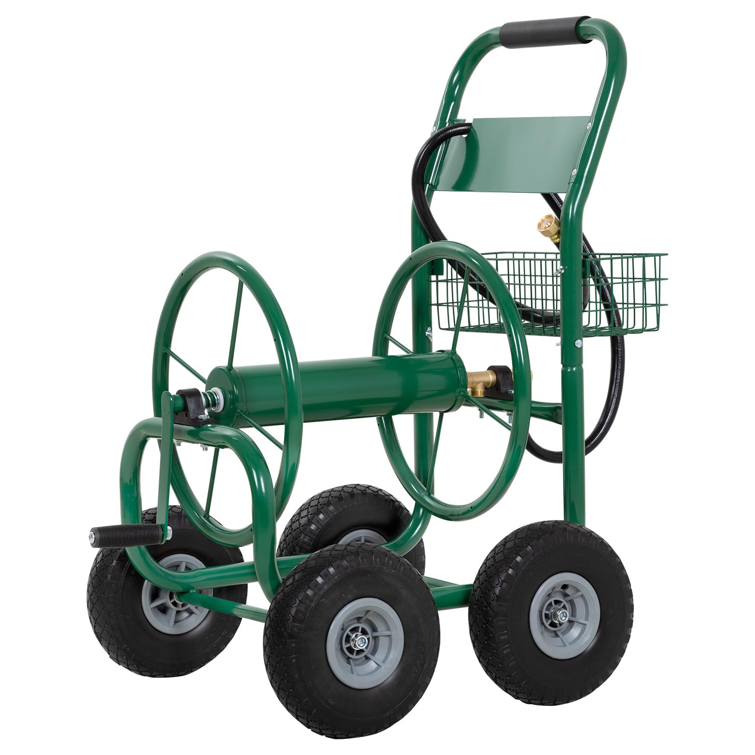 Garden Water Hose Reel Cart Tools Outdoor Yard Water Planting Truck Heavy Dutywater Planting