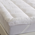 Great Bay Home Queen Mattress Topper. Thick, Elastic Corner Mattress Protector And Cover. Ultra-Soft Pillowtop Mattress Pad. Fit