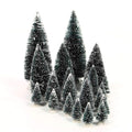 Lemax Village Accessory Assorted Pine Trees, Green