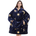 Aemilas Wearable Blanket Hoodie - Sherpa Oversized Blanket Sweatshirt For Women Men,Warm Fuzzy Hooded Blanket With Giant Pocket(