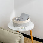 Cubesland Small Woven Storage Baskets For Shelves ,Closet Storage Bins For Shelves, Rope Baskets For Organizing, Baby Nursery To