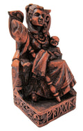 Dryad Design Norse Goddess Frigga Statue - Viking Pagan Figure Home Decor (Wood Finish)