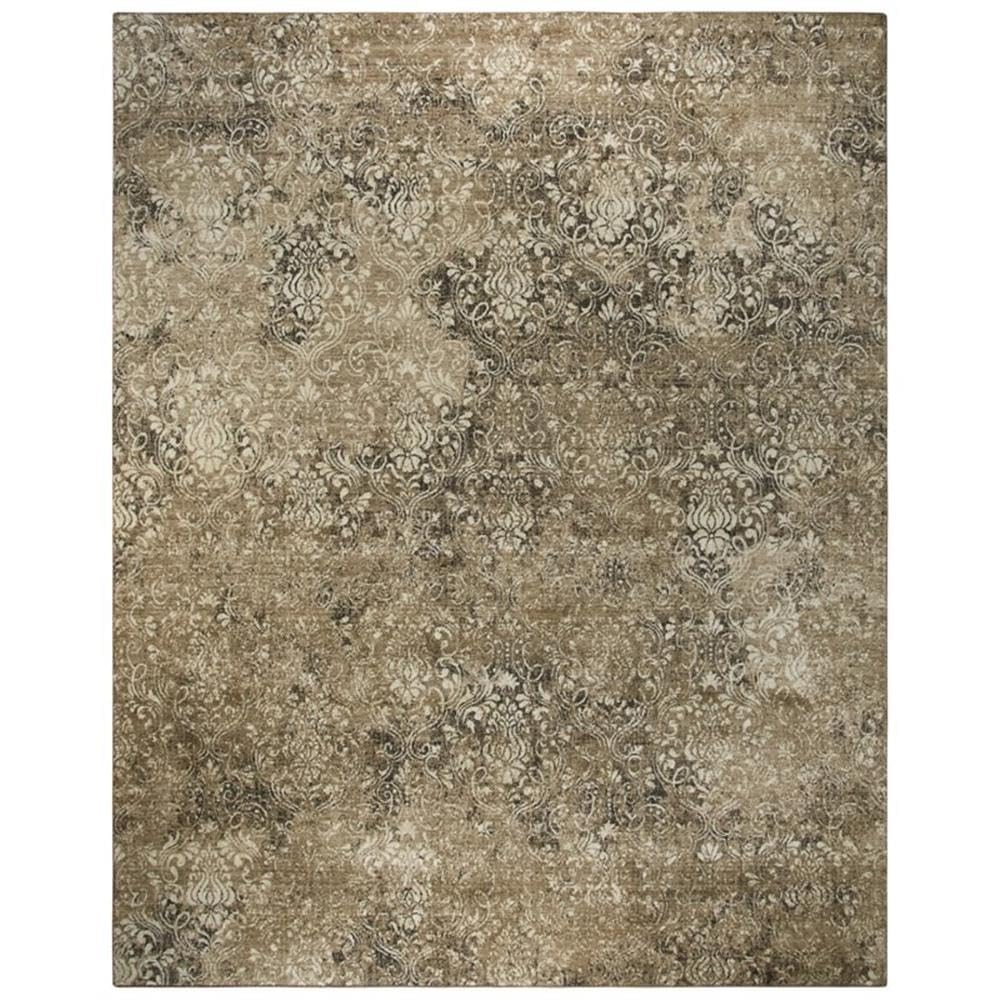 Rizzy Home Alora Decor Euphoria 3' X 5' Damask Ivory/Gray/Rust/Blue Hybrid Area Rug