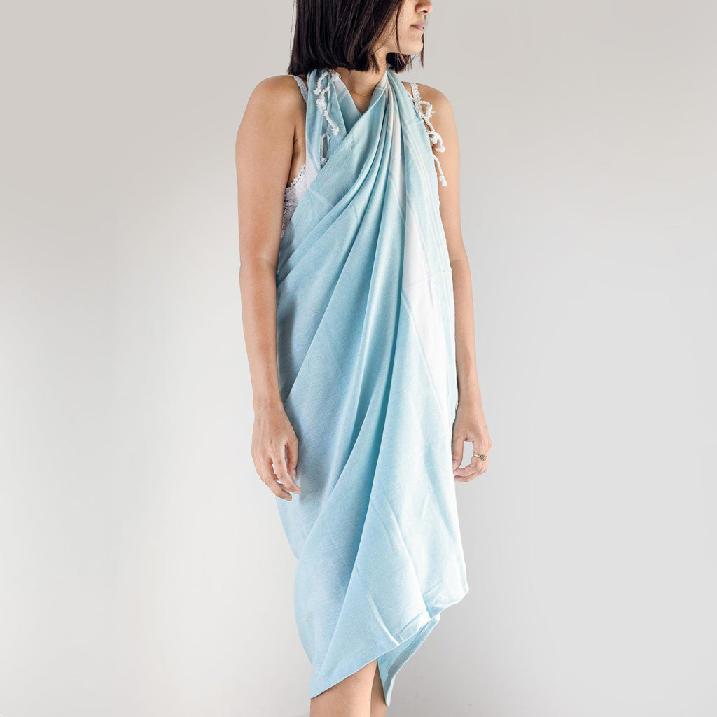 Salt Earth Cotton Turkish Beach Towel, Bath Towels Set Of 2 Large, Towels For Bathroom, Beach Essentials,Gym Towels, Quick Dry T