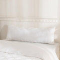 Jellymoni 1 Pack White Body Pillowcase, Soft Microfiber Grid Tufted Pillow Covers With Envelope Closure (Pillows Are Not Include