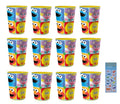 Sesame Street Party Supplies includes 12 Plastic Reusable Party Favor Cups